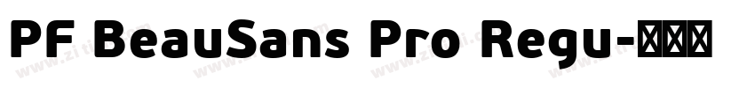 PF BeauSans Pro Regu字体转换